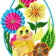 Схема вышивки «Пасхальные яички»