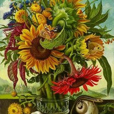 Схема вышивки «букет»