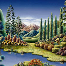 Схема вышивки «картина»