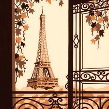 Схема вышивки «Париж»