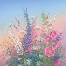 Схема вышивки «Цветы»