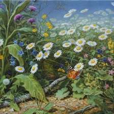 Схема вышивки «Цветы»