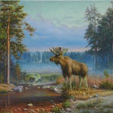 Схема вышивки «Пейзаж»