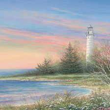 Схема вышивки «Пейзаж»