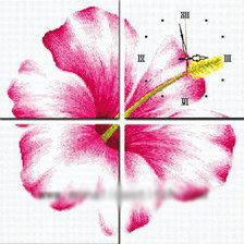 Схема вышивки «часы»