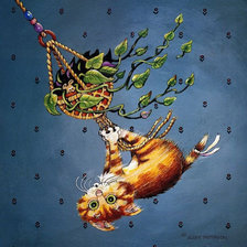 Схема вышивки «Рыжий озорник»