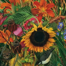 Схема вышивки «цветы 2»