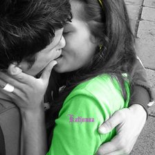 Схема вышивки «поцелуй»