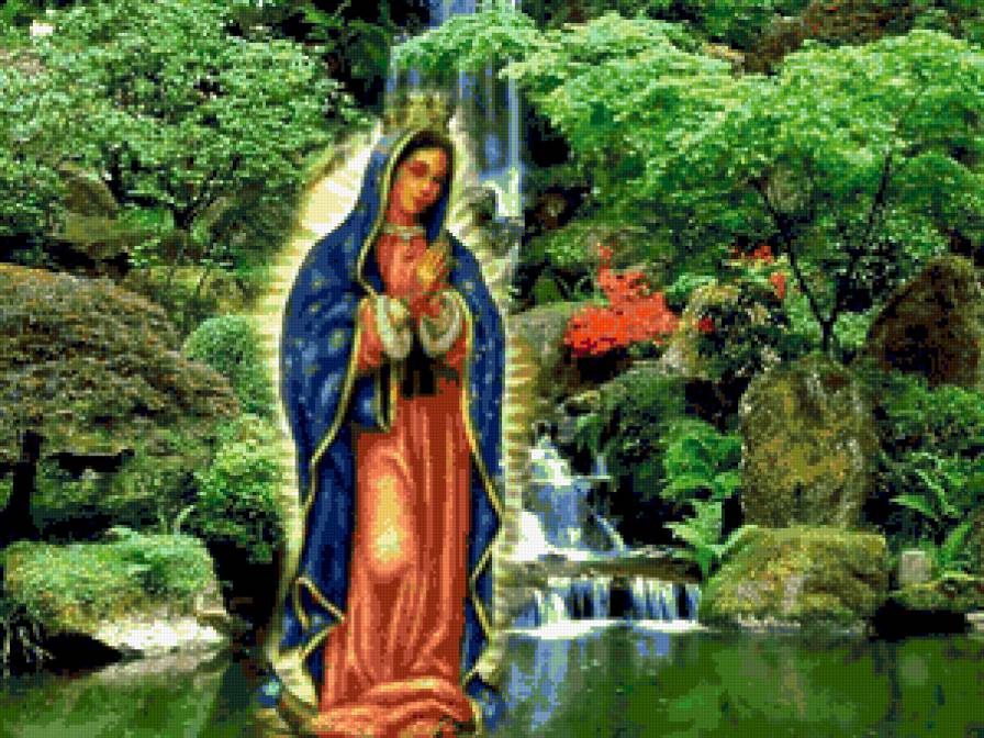 серия "религия" - религия.богородица.река.водопад - предпросмотр