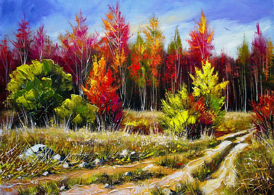 пейзаж - картина - оригинал