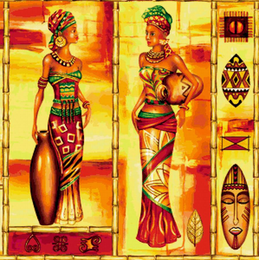 африканские мотивы - предпросмотр