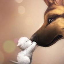 Схема вышивки «Поцелуй :)»