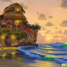 Схема вышивки «Сказочный пейзаж.»