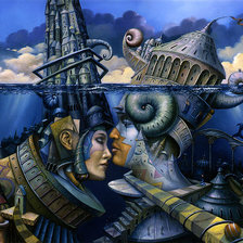 Схема вышивки «под водой»