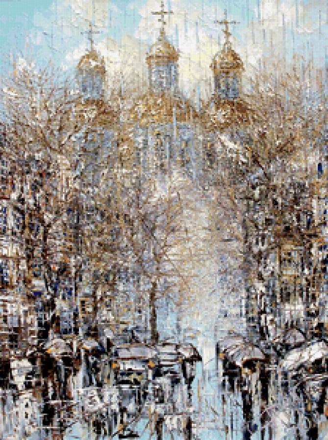 весна - собор, картина - предпросмотр