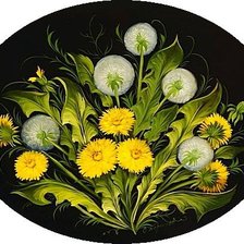 Схема вышивки «цветы»