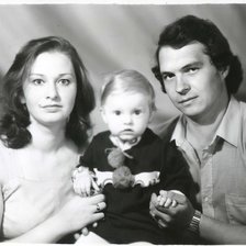 Схема вышивки «Мама с папой и я»