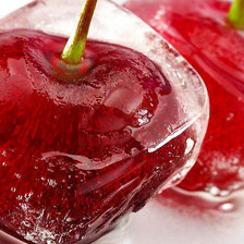 Схема вышивки «ВИШНЯ ВО ЛЬДУ»