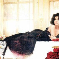 Схема вышивки «Моника Беллучи»