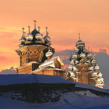 Схема вышивки «Кижи»