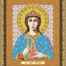 Схема вышивки «Св  Ирина»