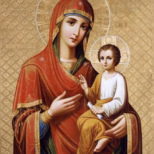 Схема вышивки «Икона Пресвятой Богородицы "Скоропослушница"»