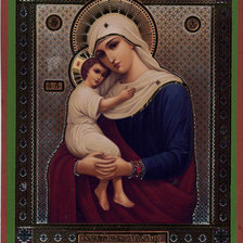 Схема вышивки «Икона Пресвятой Богородицы "Взыскание Погибших"»