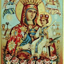 Схема вышивки «Изображение иконы Неувядаемый Цвет»