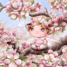 Схема вышивки «Фея цветов»