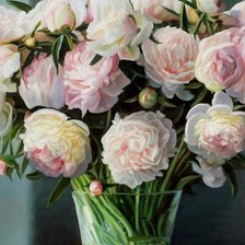 Схема вышивки «Букет белых роз»