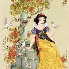 Схема вышивки «Белоснежка»