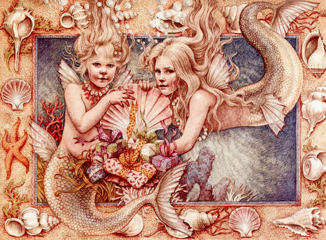 Русалочки - море - оригинал