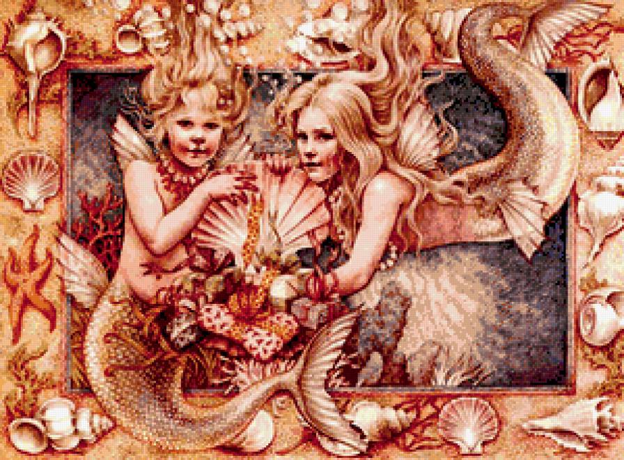 Русалочки - море - предпросмотр