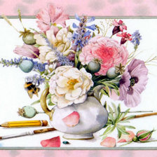 Схема вышивки «Цветочное настроение»