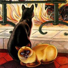 Схема вышивки «Коты»