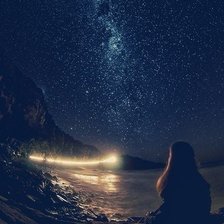 Схема вышивки «Звездная ночь»