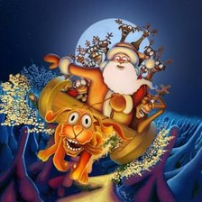 Схема вышивки «Санта»