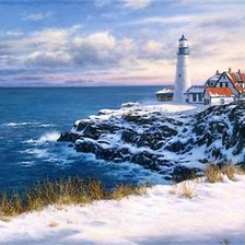 Схема вышивки «Маяк»