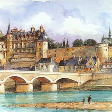 Схема вышивки «Пейзаж»