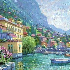 Схема вышивки «Пейзаж»