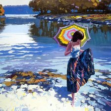 Схема вышивки «Пейзаж»