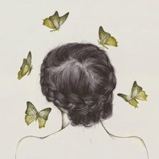 Схема вышивки «Девушка»