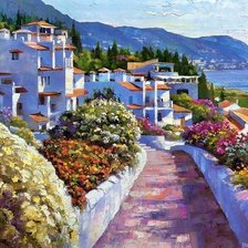 Схема вышивки «Пейзаж»