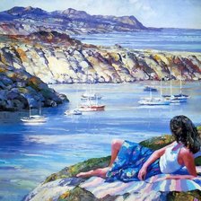 Схема вышивки «Пейзаж»