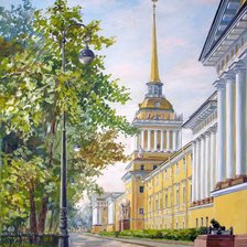 Схема вышивки «Петербург»