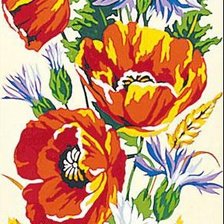 Схема вышивки «Цветы»