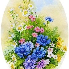 Схема вышивки «Цветы»