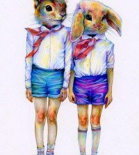 Схема вышивки «Пионеры»