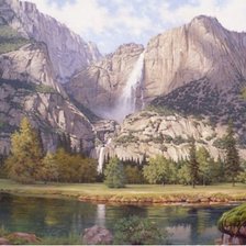 Схема вышивки «Пейзаж»