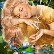 Схема вышивки «фея лилий»